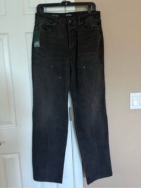wild fable Black High-Rise Jeans with Branded Waistband